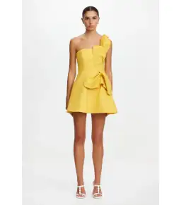 Acler Drake Mini Dress in Tuscan Sun Size AU 8