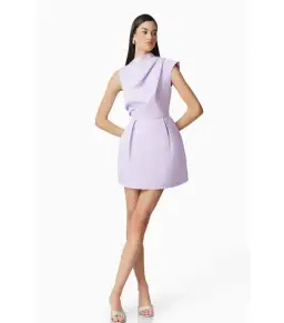 Elliatt Marissa Mini Dress in Purple Size AU 12