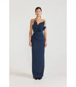 Tojha Zimran Maxi Dress in Navy Size AU 12 for rent on The Volte - image 1