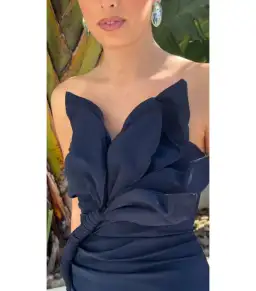 Tojha Zimran Maxi Dress in Navy Size AU 12 for rent on The Volte - image 8