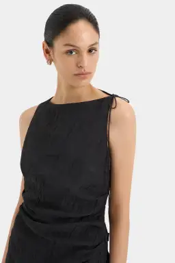 Sir The Label Ligera Mini Dress Black Size 8 for rent on The Volte - image 5