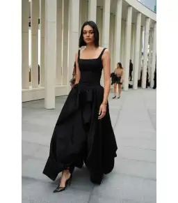 Aje Alani Maxi Gown Black Size AU 8  for rent on The Volte - image 1