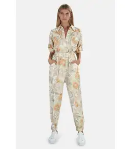 Zimmermann Glassy Boilersuit Washed Floral Size 1 / AU 10
