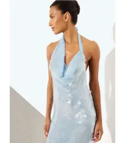 Rat & Boa Anais Maxi Dress in Cornflower Blue Size Medium / AU 10 for rent on The Volte - image 3