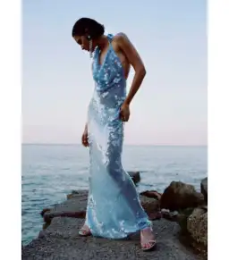 Rat & Boa Anais Maxi Dress in Cornflower Blue Size Medium / AU 10 for rent on The Volte - image 5