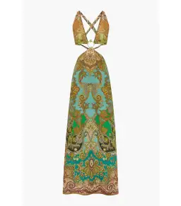 Alemais Clemenza Cut Out Midi Dress Multi Size AU 8 for rent on The Volte - image 5