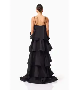 Elliatt Tilly Tiered Maxi Dress Black Size M / AU 10 for rent on The Volte - image 5
