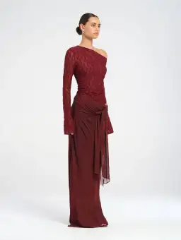 Benni Nova Maxi Dress Red Size AU 8  for rent on The Volte - image 2