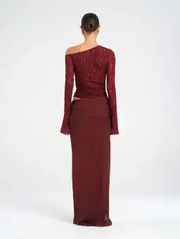Benni Nova Maxi Dress Red Size AU 8  for rent on The Volte - image 3