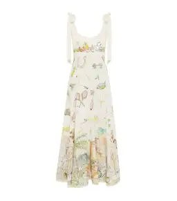 Alémais Anouk Ballet Midi Sundress Print Size AU 4 for rent on The Volte - image 4