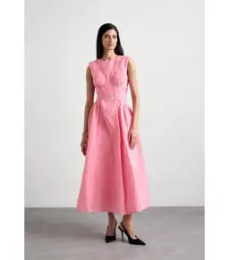 Rachel Gilbert Celia Midi Dress in Orchid Size AU 12 for rent on The Volte - image 1