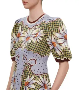 Alemais Daisy Linen Midi Dress Multi Size AU 12 for rent on The Volte - image 4