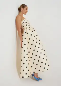 Pasduchas Dottie Strapless Midi Dress size 14 for rent on The Volte - image 4