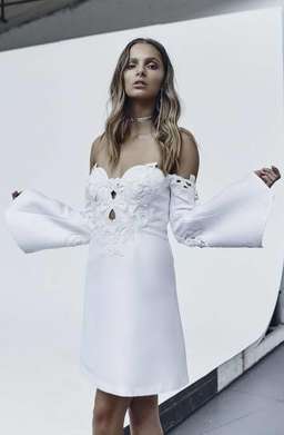 Thurley Helena Dress White Size 8