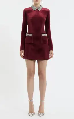 Rebecca Vallance Edwiena Long Sleeve Mini Dress Size 12 for rent on The Volte - image 1