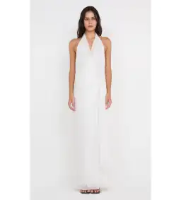 Bec & Bridge Soneva Wrap Dress Ivory Size 6 for rent on The Volte - image 1