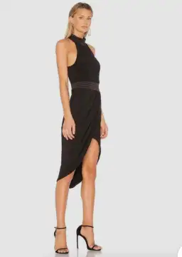 Zhivago Miracle Midi Dress  Black Size AU 12 for rent on The Volte - image 2