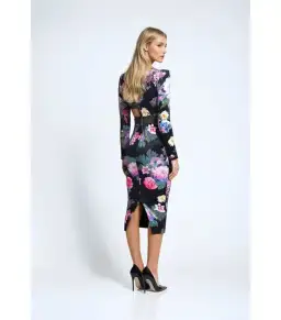 Zhivago Message To Love Floral Dress Black Size AU 12 for rent on The Volte - image 2
