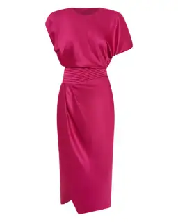 Zhivago Bondi Midi Dress Fuschia Size 12 for rent on The Volte - image 4