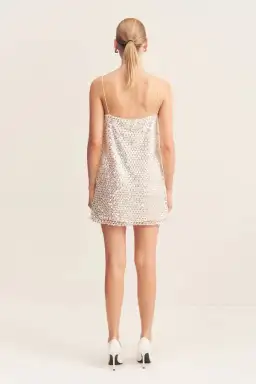 SHONA JOY ASTERI MINI / SILVER SEQUIN / SIZE 12 for rent on The Volte - image 5