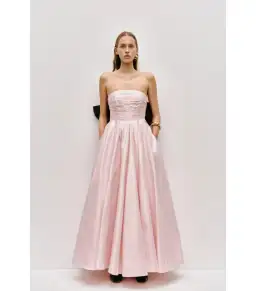 Aje Thea Gown Maxi Dress in Pink Tint/ Black Size AU 12 for rent on The Volte - image 1