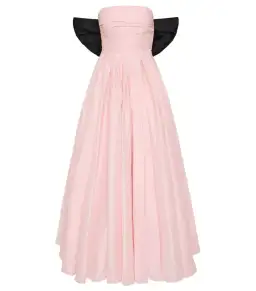 Aje Thea Gown Maxi Dress in Pink Tint/ Black Size AU 12 for rent on The Volte - image 3