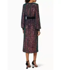 Rebecca Vallance Roxbury Midi Dress Sequin Size AU 14 for rent on The Volte - image 3