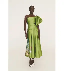 Alémais Sam Pauletto Aquatica One-shoulder Dress Green Size AU 8  for rent on The Volte - image 1