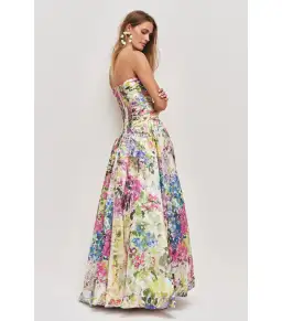 Aje Dahlia Maxi Gown in Lavandula Floral Size 8 for rent on The Volte - image 2