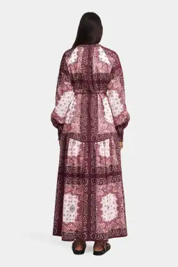 Hansen And Gretel Queenie Maxi Dress Barbera Tile Size 8 for rent on The Volte - image 2