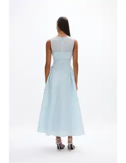 Rachel Gilbert Sophia Dress Sky Blue Size 10  for rent on The Volte - image 2