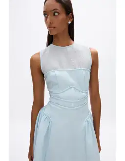 Rachel Gilbert Sophia Dress Sky Blue Size 10  for rent on The Volte - image 4