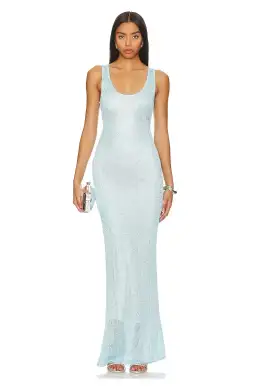 Asta Resort Ana Maxi Dress Blue Size S/Au 8  for rent on The Volte - image 1