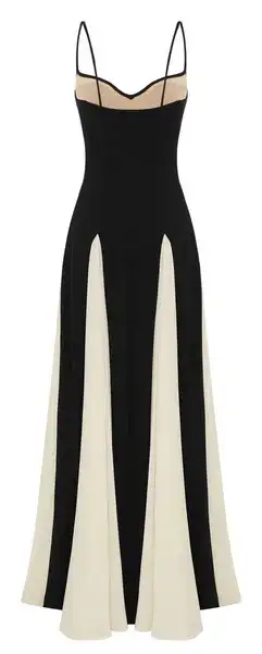 Arcina Ori Paloma Maxi Dress Black & Cream Size M/10 for rent on The Volte - image 5