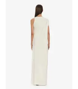 Christopher Esber Stone Pin Column Tee Maxi Dress White Size AU 12 for rent on The Volte - image 2