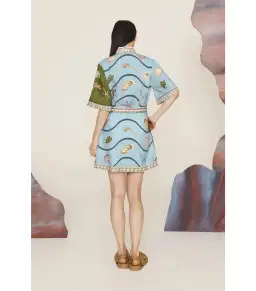 Alemais Bath House Mini Dress Multi Size AU 16 for rent on The Volte - image 4