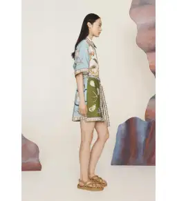 Alemais Bath House Mini Dress Multi Size AU 16 for rent on The Volte - image 3