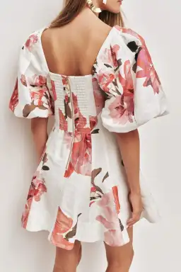 AJE Moderna Mini Dress Size 10 Rosa bold ivory for rent on The Volte - image 2