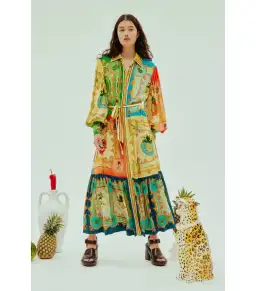 Alémais La Musica Shirtdress Multi Size 10 for rent on The Volte - image 1