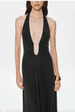 Misha JENNIFER CUPRO DRESS Black, size XS for rent on The Volte - image 4
