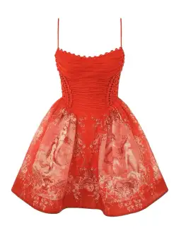 Zimmermann Rebellion Beaded Mini Dress Size 1 for rent on The Volte - image 2