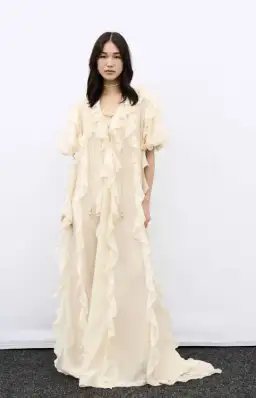 AJE Voyager Maxi Dress Coconut cream Size 14 for rent on The Volte - image 1