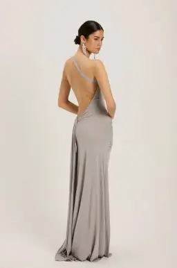 Ance Gria Gaia Gown Silver Grey - size XS for rent on The Volte - image 4