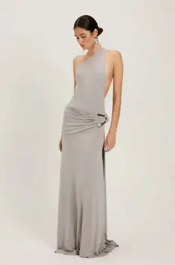 Ance Gria Gaia Gown Silver Grey - size XS for rent on The Volte - image 3