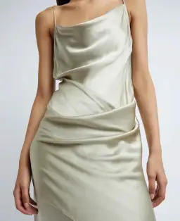 Christopher Esber Verdant Falls Draped Dress - size 6  for rent on The Volte - image 4