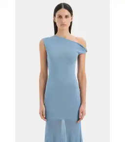 Sir the Label Indigo Twist Maxi Dress in Blue Size 4 / AU 14 for rent on The Volte - image 3