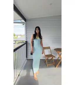 House of CB Aiza Maxi Dress Ocean Blue Size S / AU 8  for rent on The Volte - image 5