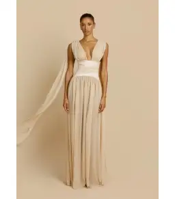 Arcina Ori Ramona Dress Champagne Size M / AU 10 for rent on The Volte - image 1