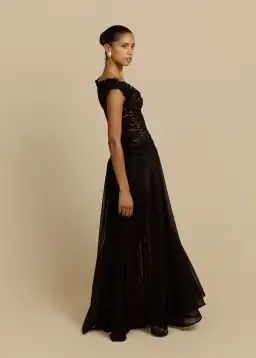 Arcina Ori ARABELLA DRESS BLACK Size M for rent on The Volte - image 3