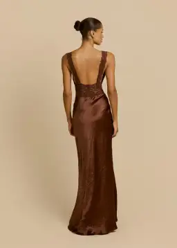 Arcina Ori Eveline Dress Cacao Size 6 for rent on The Volte - image 3